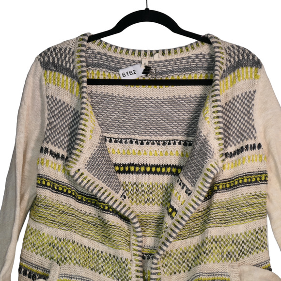 Moth Anthropologie Open Cardigan Sweater Womens Medium Gray Soft Academia Boho - Picture 2 of 9